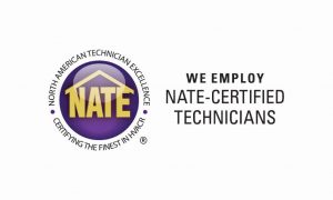 we employ Nate certified technicians emblem